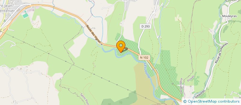 localisation de l'entreprise LA SCI DE LA VIEILLE MONNAIE  SAINT-PONS