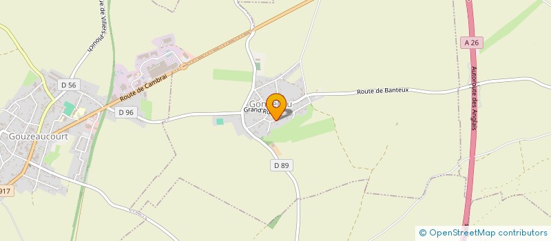 localisation de l'entreprise LA SCI DES J  GONNELIEU