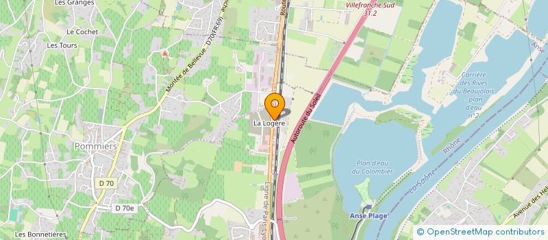 localisation de l'entreprise LA SCI DU GRAND BROC  ANSE