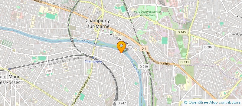 localisation de l'entreprise LA SCI DU MARAIS à SAINT-MAUR-DES-FOSSES