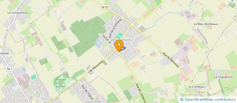 localisation de l'entreprise LA SCI DU PETIT VERLINGHEM  VERLINGHEM