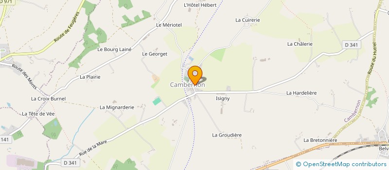 localisation de l'entreprise LA SCI DU SOLEIL COUCHANT  GOUVILLE-SUR-MER