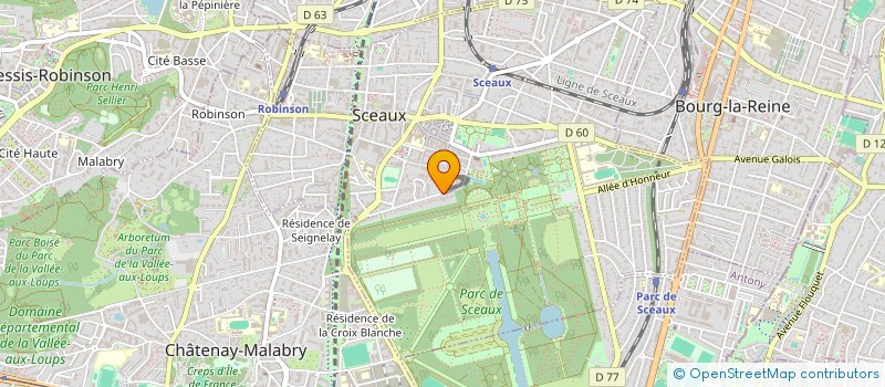 localisation de l'entreprise LA SCI DU STOCK à SCEAUX