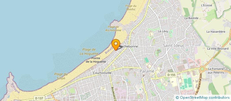localisation de l'entreprise LA SCI DU VALLON  SAINT-MALO