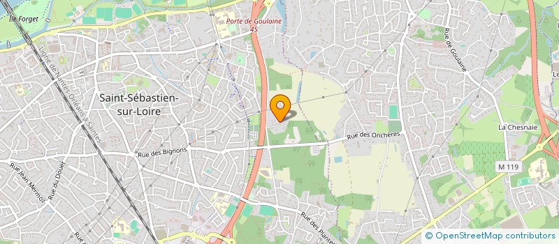 localisation de l'entreprise LA SCI DU VOYAGE à SAINT-SEBASTIEN-SUR-LOIRE