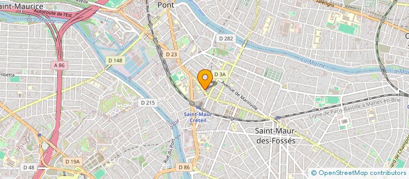 localisation de l'entreprise LA SCI EDDY à SAINT-MAUR-DES-FOSSES