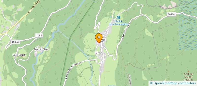 localisation de l'entreprise LA SCI RIT  GIRON