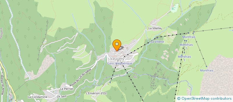 localisation de l'entreprise LA SCIA  VAUJANY