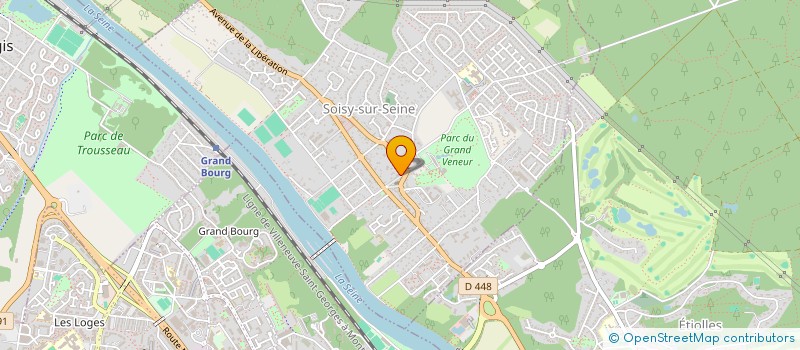 localisation de l'entreprise LA SCIC LES 3 VILLAS à SOISY-SUR-SEINE