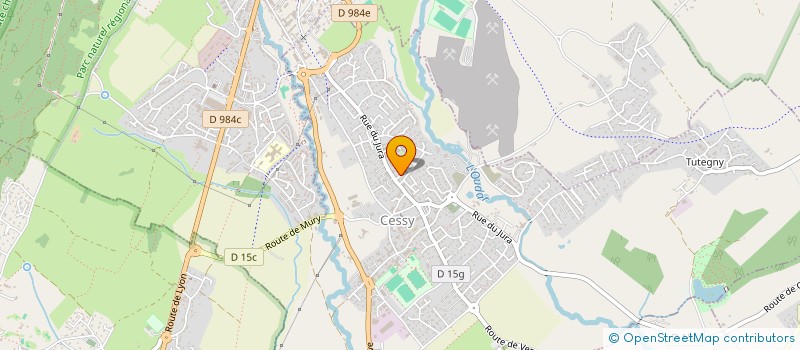 localisation de l'entreprise LA SCIE D'EN BAS  CESSY