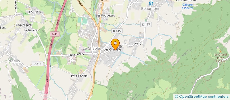 localisation de l'entreprise LA SCIERIE à ANNEMASSE