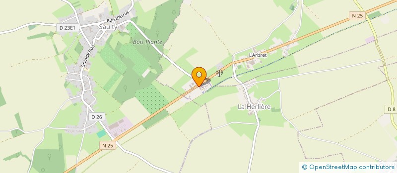 localisation de l'entreprise LA SCIERIE  LA HERLIERE