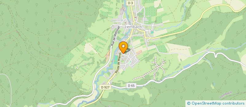 localisation de l'entreprise LA SCIERIE  LEMBACH