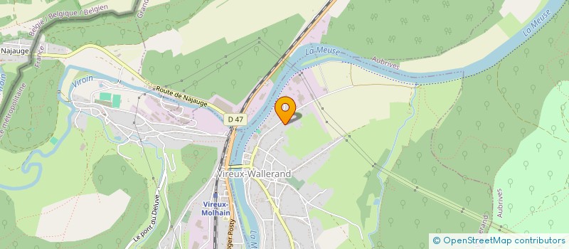 localisation de l'entreprise LA SCIERIE ARDENNAISE à VIREUX-WALLERAND