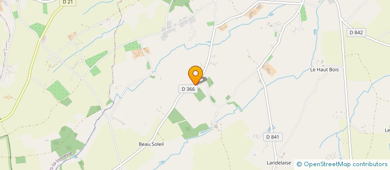localisation de l'entreprise LA SCIERIE DE BELLOU à BELLOU-EN-HOULME
