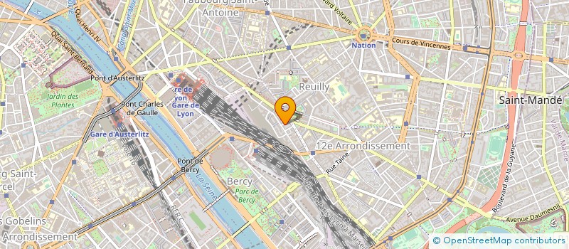 localisation de l'entreprise LA SCIERIE DES MICHALLETS à PARIS