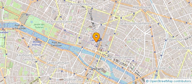 localisation de l'entreprise LA SCIERIE SERMET à PARIS