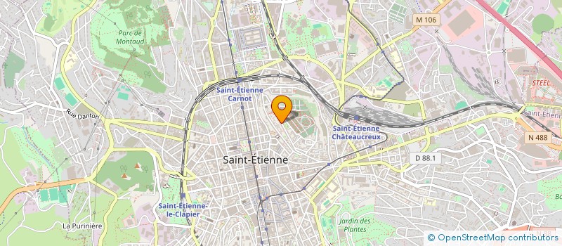 localisation de l'entreprise LA SCIME  SAINT-ETIENNE