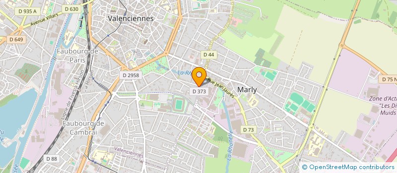 localisation de l'entreprise LA SCLEP  VALENCIENNES