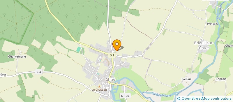 localisation de l'entreprise LA SCOMBERT  VERNOUX-SUR-BOUTONNE