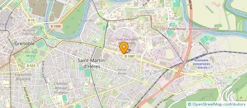 localisation de l'entreprise LA SCOOTERIA à SAINT-MARTIN-D'HERES