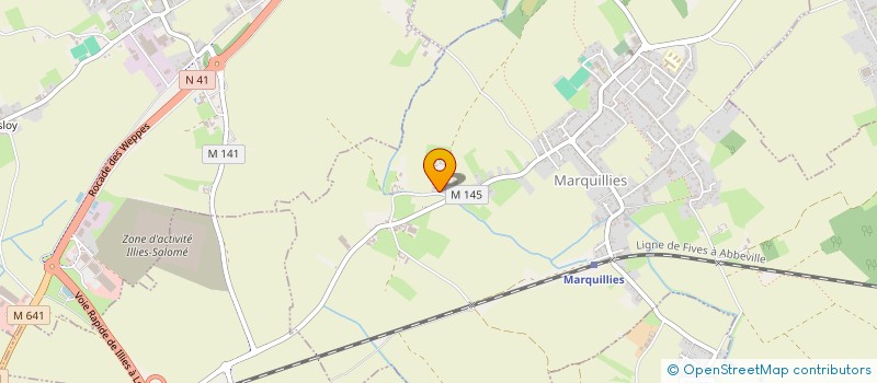 localisation de l'entreprise LA SCOP DU BATIMENT  MARQUILLIES