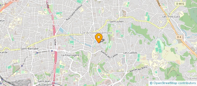 localisation de l'entreprise LA SCUDERIA à MARSEILLE