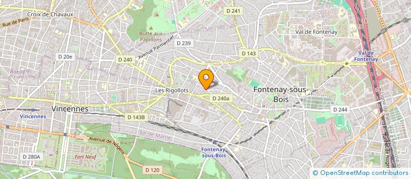 localisation de l'entreprise LA SEARCH & CONSEIL à FONTENAY-SOUS-BOIS