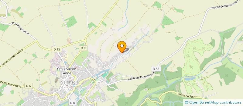 localisation de l'entreprise LA SEBRILLANE à VALENSOLE
