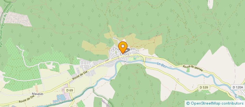 localisation de l'entreprise LA SECESSION EN MOUVEMENT  CHATILLON-EN-DIOIS