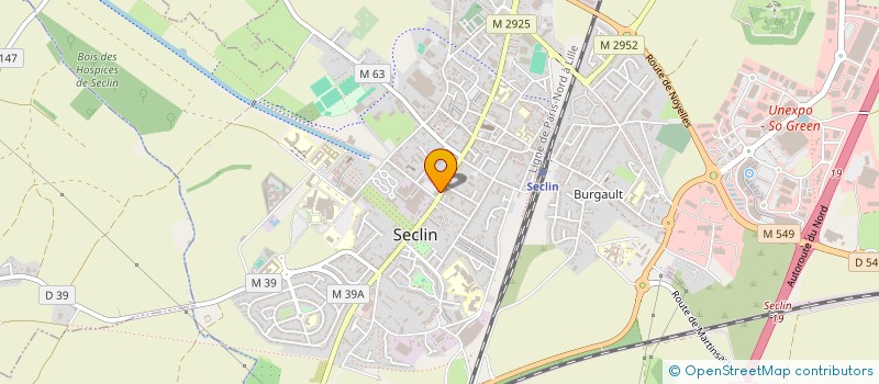 localisation de l'entreprise LA SECLINOISE SECTION TENNIS à SECLIN