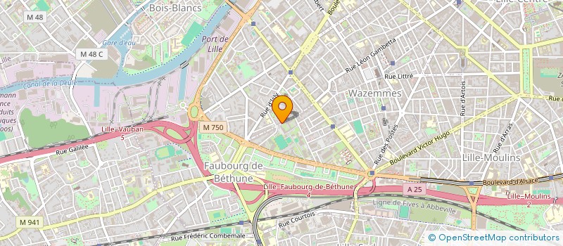 localisation de l'entreprise LA SECONDE à LILLE