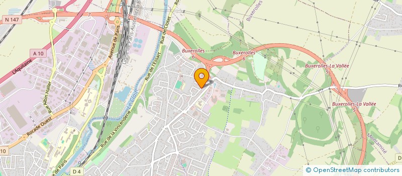 localisation de l'entreprise LA SECONDE  BUXEROLLES