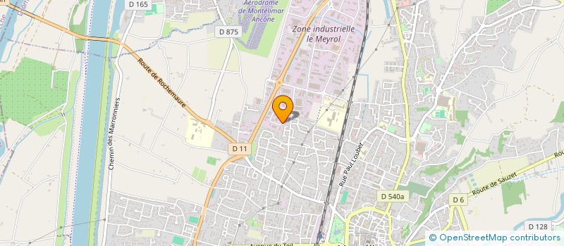 localisation de l'entreprise LA SECURITE INCENDIE à MONTELIMAR
