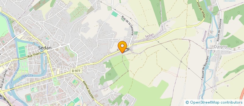 localisation de l'entreprise LA SEDANAISE  SEDAN
