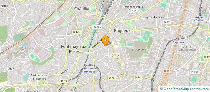 localisation de l'entreprise LA SEDUISANTE à FONTENAY-AUX-ROSES