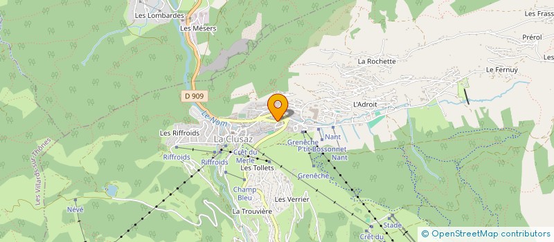 localisation de l'entreprise LA SEEB à LA CLUSAZ