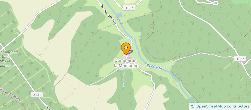 localisation de l'entreprise LA SEIGNEULLES à DOMMARTIN-LA-MONTAGNE