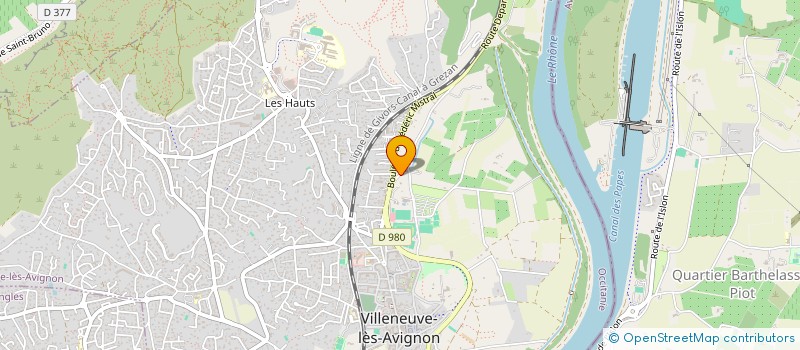 localisation de l'entreprise LA SEIGNEURETTE  VILLENEUVE-LES-AVIGNON