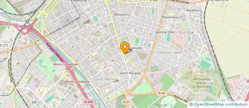 localisation de l'entreprise LA SEIGNEURIE  REIMS