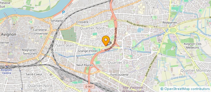 localisation de l'entreprise LA SEIGNEURIE DE MAURINES  AVIGNON