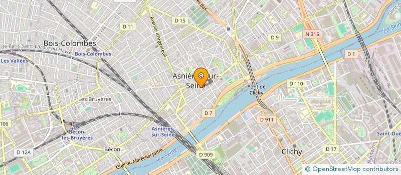 localisation de l'entreprise LA SEINE EXPERTISES à ASNIERES-SUR-SEINE