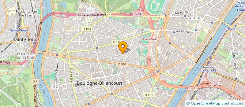 localisation de l'entreprise LA SEINE IMMOBILIERE WS à BOULOGNE-BILLANCOURT