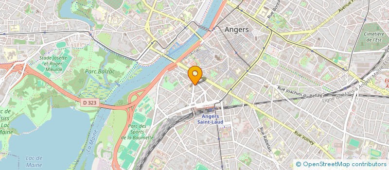 localisation de l'entreprise LA SELECTION DE BACCHUS à ANGERS