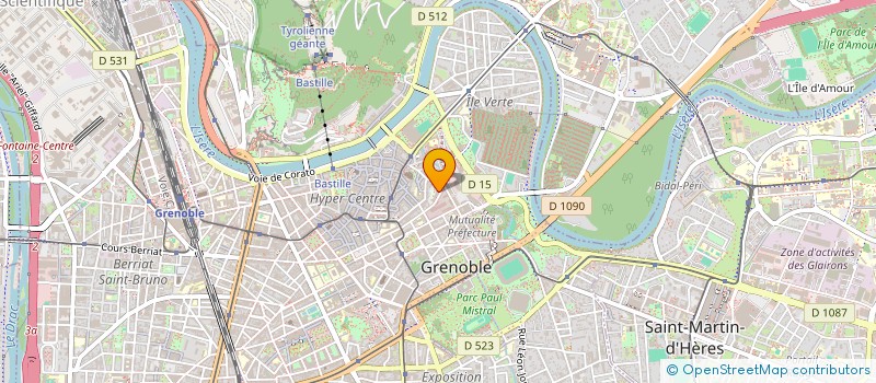 localisation de l'entreprise LA SELECTION DE FRUITS & LEGUMES DE JULIE à GRENOBLE