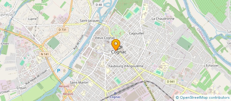 localisation de l'entreprise LA SELECTION DU MEUBLE à COGNAC