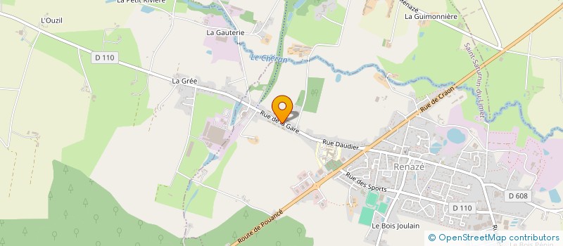 localisation de l'entreprise LA SELLE BAD  LA SELLE-CRAONNAISE