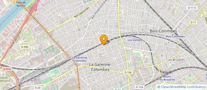 localisation de l'entreprise LA SELLERIE D'ELISE  LA GARENNE-COLOMBES