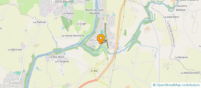 localisation de l'entreprise LA SELLERIE MAYENNAISE à LAVAL