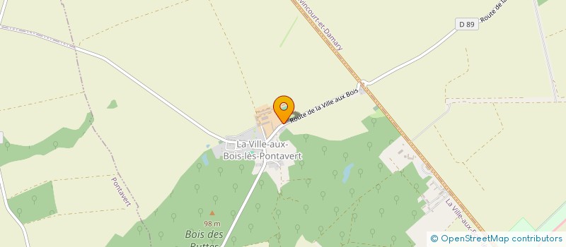 localisation de l'entreprise LA SELLERIE P & P HORSE  LA VILLE-AUX-BOIS-LES-PONTAVERT